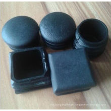 Black Plastic Square Rubber Pipe End Cap for Steel Tube